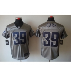 Nike Dallas Cowboys 39 Brandon Carr Grey Elite Shadow NFL Jersey