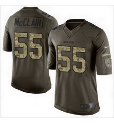 Nike Dallas Cowboys #55 Rolando McClain Green Mens Stitched NFL Limited Salute To Service Jersey