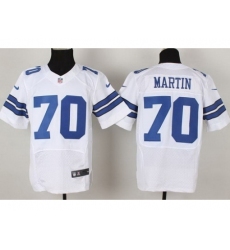 Nike Dallas Cowboys 70 Zack Martin White Elite NFL Jersey