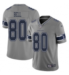 Nike Dallas Cowboys 80 Blake Bell Gray Men Stitched NFL Limited Inverted Legend Jersey