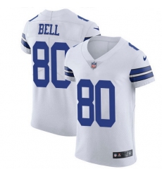 Nike Dallas Cowboys 80 Blake Bell White Men Stitched NFL New Elite Jersey