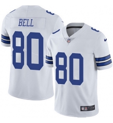 Nike Dallas Cowboys 80 Blake Bell White Men Stitched NFL Vapor Untouchable Limited Jersey