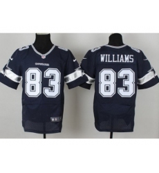 Nike Dallas Cowboys 83 Terrance Williams Blue Elite NFL Jersey