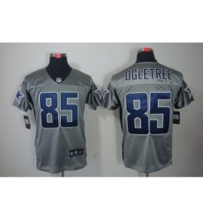 Nike Dallas Cowboys 85 Kevin Ogletree Grey Elite Shadow NFL Jersey