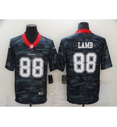 Nike Dallas Cowboys 88 CeeDee Lamb Black Camo USA Flag Limited Jersey