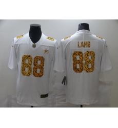 Nike Dallas Cowboys 88 Ceedee Lamb White Leopard Vapor Untouchable Limited Jersey