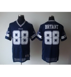 Nike Dallas Cowboys 88 Dez Bryant Black Elite Lights Out Number With Team Logo NFL Jersey