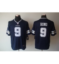 Nike Dallas Cowboys 9 Tony Romo Blue LIMITED NFL Jersey