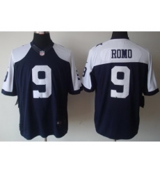 Nike Dallas Cowboys 9 Tony Romo Blue LIMITED Thankgivings NFL Jersey