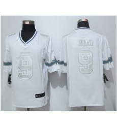 Nike Dallas Cowboys #9 Tony Romo White Mens Stitched NFL Limited Platinum Jersey