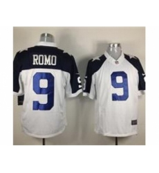 Nike Dallas Cowboys 9 Tony Romo White Thankgivings Limited NFL Jersey