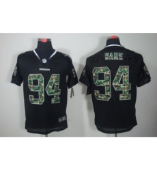 Nike Dallas Cowboys 94 DeMarcus Ware Black Elite Lights Outy Camo Number NFL Jerse