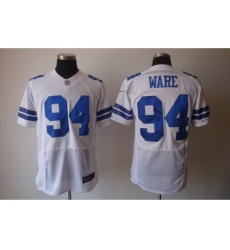 Nike Dallas Cowboys 94 DeMarcus Ware White Elite NFL Jersey