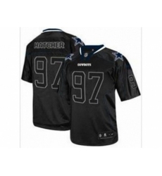 Nike Dallas Cowboys 97 Jason Hatcher black Elite lights out NFL Jersey