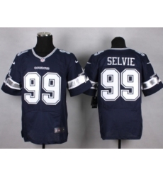Nike Dallas Cowboys 99 George Selvie blue Elite NFL Jersey