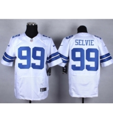 Nike Dallas Cowboys 99 George Selvie white Elite NFL Jersey