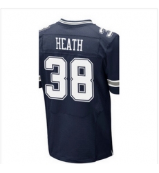 Nike Dallas Cowboys  Jeff Heath #38 blue  elite Jerseys