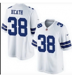 Nike Dallas Cowboys  Jeff Heath #38 white elite Jerseys
