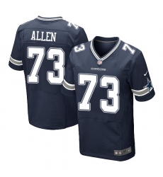 Nike Larry Allen Dallas Cowboys #73 Elite Team Color Jersey Navy Blue