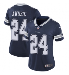 Nike Cowboys #24 Chidobe Awuzie Navy Blue Team Color Womens Stitched NFL Vapor Untouchable Limited Jersey