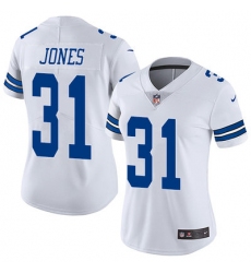 Nike Cowboys #31 Byron Jones White Womens Stitched NFL Vapor Untouchable Limited Jersey