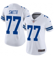Nike Cowboys #77 Tyron Smith White Womens Stitched NFL Vapor Untouchable Limited Jersey
