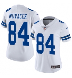 Nike Cowboys #84 Jay Novacek White Womens Vapor Untouchable Elite Player NFL Jersey