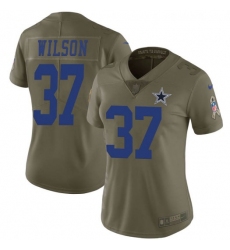 Nike Donovan Wilson Dallas Cowboys Limited Green 2017 Salute to Service Jersey Women
