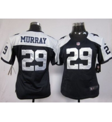 Women Nike Dallas Cowboys 29# DeMarco Murray Blue Thankgivings Nike NFL Jerseys
