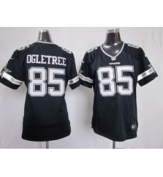 Women Nike Dallas Cowboys #85 Kevin Ogletree Blue NFL Jerseys