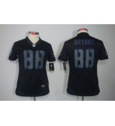 Women Nike Dallas Cowboys 88# Dez Bryant Black Jerseys[Impact Limited]