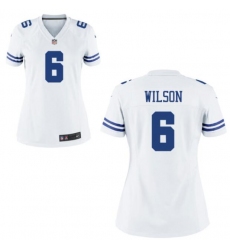 Women Nike Dallas Cowboys Donovan Wilson White Vapor Limited Jersey