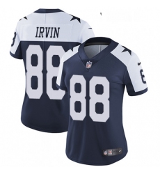 Womens Nike Dallas Cowboys 88 Michael Irvin Navy Blue Throwback Alternate Vapor Untouchable Limited Player NFL Jersey