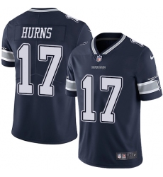 Nike Cowboys #17 Allen Hurns Navy Blue Team Color Youth Stitched NFL Vapor Untouchable Limited Jersey