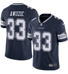 Nike Cowboys #33 Chidobe Awuzie Navy Blue Team Color Youth Stitched NFL Vapor Untouchable Limited Jersey