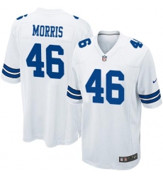 Nike Cowboys #46 Alfred Morris White Youth Stitched NFL Elite Jersey