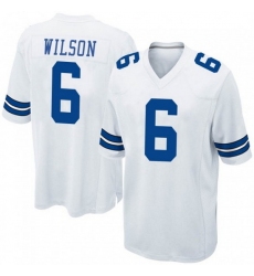 Youth Dallas Cowboys 6 Donavan Wilson White  Stitched Vapor Untouchable Limited Jerseys 