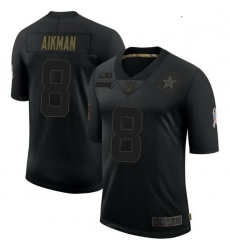 Youth Dallas Cowboys Troy Aikman Black Limited 2020 Salute To Service Jersey