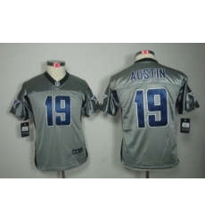 Youth Nike Dallas Cowboys 19# Austin Grey Color[Youth Shadow Elite Jerseys]