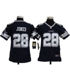 Youth Nike Dallas Cowboys 28# Felix Jones Blue Nike NFL Jerseys