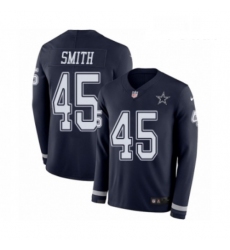 Youth Nike Dallas Cowboys 50 Sean Lee Limited Black Salute to Service Therma Long Sleeve NFL Jersey