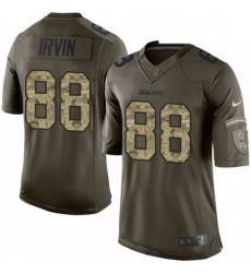 Youth Nike Dallas Cowboys 88 Michael Irvin Elite Green Salute to Service NFL Jersey