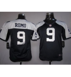Youth Nike Dallas Cowboys #9 Romo Blue Thankgivings Nike NFL Jerseys