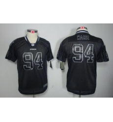 Youth Nike Dallas Cowboys #94 DeMarcus Ware Black Color[Lights Out Elite Jerseys]