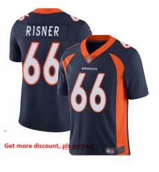 Broncos 66 Dalton Risner Navy Blue Alternate Men Stitched Football Vapor Untouchable Limited Jersey