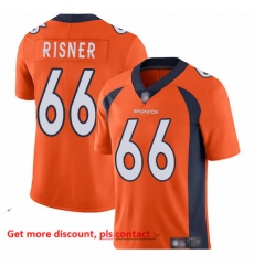 Broncos 66 Dalton Risner Orange Team Color Men Stitched Football Vapor Untouchable Limited Jersey