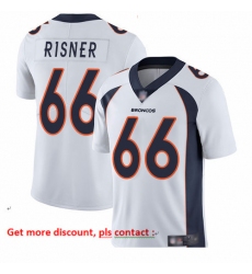 Broncos 66 Dalton Risner White Men Stitched Football Vapor Untouchable Limited Jersey