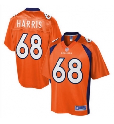 Denver Broncos # 68 Ryan Harris orange elite Jersey