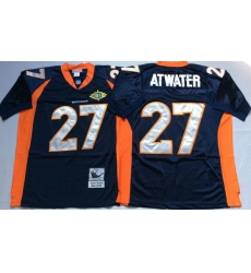 Men Denver Broncos 27 Steve Atwater Navy M&N Throwback Jersey