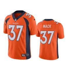 Men Denver Broncos 37 Marlon Mack Orange Vapor Untouchable Stitched Jersey